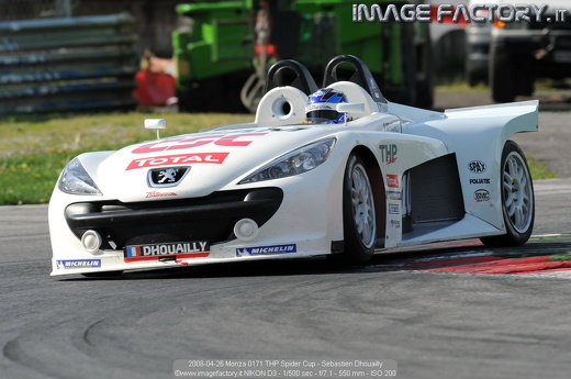 2008-04-26 Monza 0171 THP Spider Cup - Sebastien Dhouailly